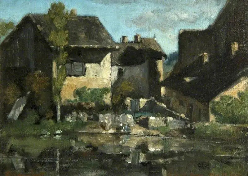Pesulan naiset - Gustave Courbet