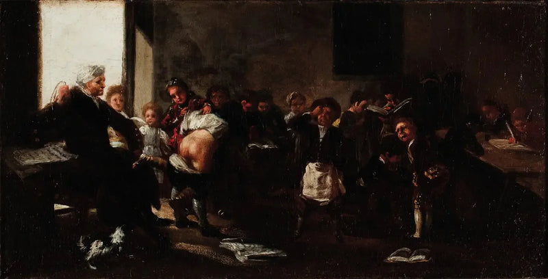 Oppitunnit menevät vereen - Francisco de Goya