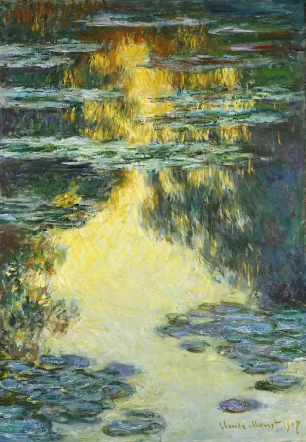 Les lilies d'eau - Claude Monet image 1 reproduction artisanale de tableau