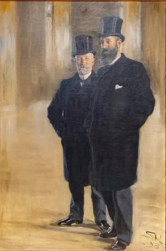 Th. Wessel ja Emil Vett kauppiaat - Peder Severin Krøyer