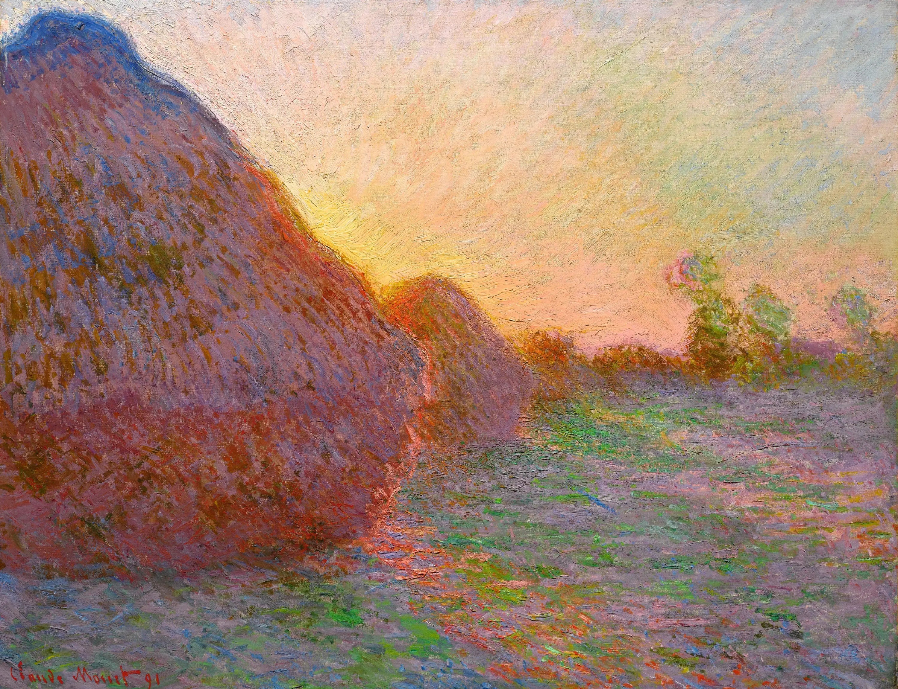 Reproduction du tableau « Les moulures - Claude Monet » par Alpha Reproduction en peinture à l’huile