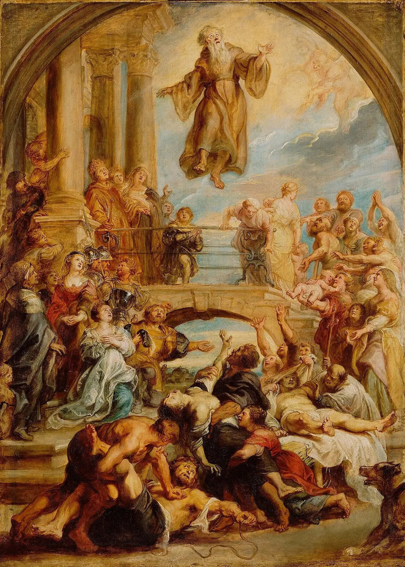 Pyhän Fransiskus de Paule'n ihmeet - Peter Paul Rubens
