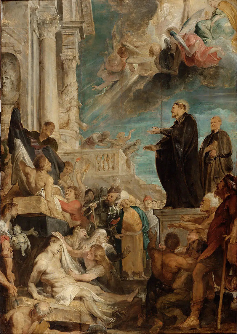 Pyhän Fransiskus Xaverin ihmeet, malli - Peter Paul Rubens