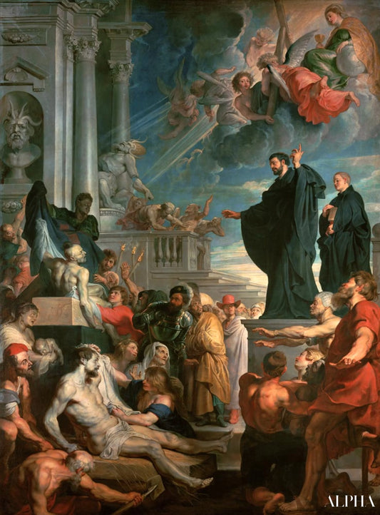 Pyhän Fransiskus-Xavierin ihmeet - Peter Paul Rubens - Korkealaatuiset taulujen ja maalauksien reproduktiot