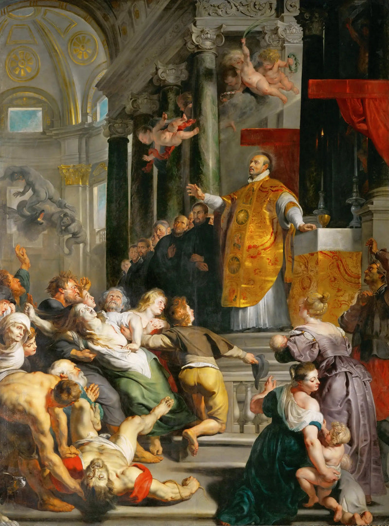 Pyhän Ignatius Loyola'n ihmeet - Peter Paul Rubens