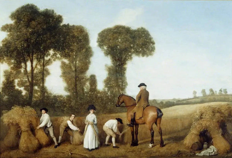 Lehmänleikkaajat - George Stubbs