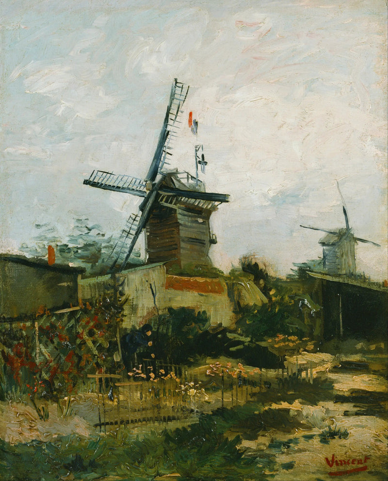 Montmartren tuulimyllyt - Vincent van Gogh