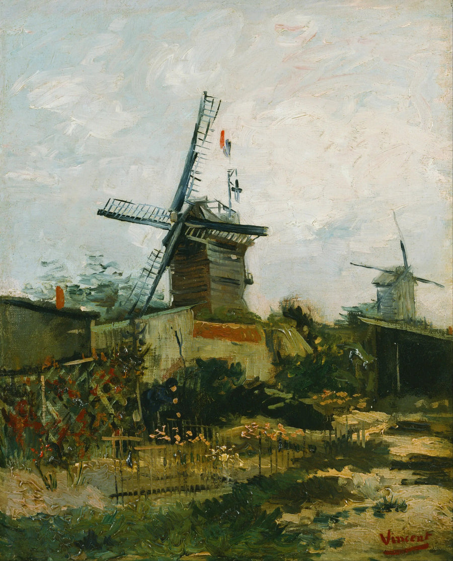 Montmartren tuulimyllyt - Vincent van Gogh