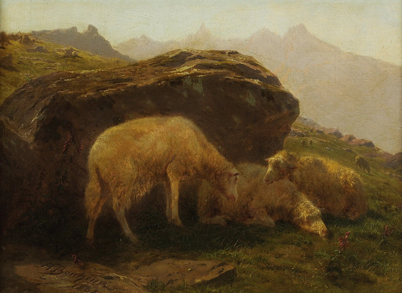 Laumanlammas mäellä - Rosa Bonheur