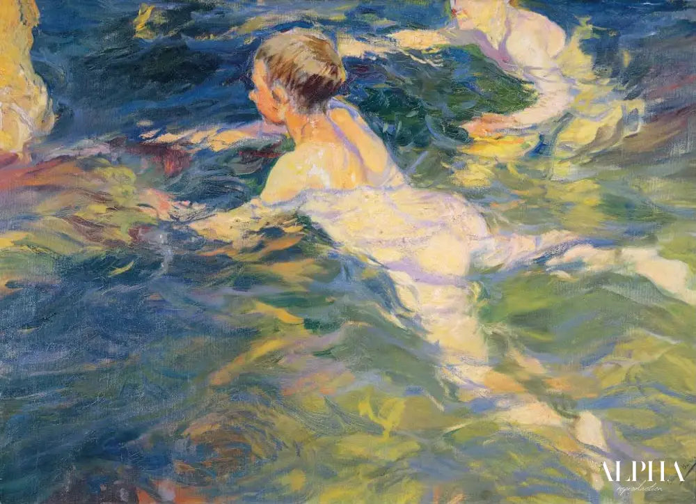 Les nageurs jávea - Sorolla - Reproductions de tableaux et peintures haut de gamme