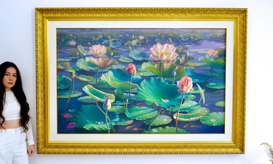 Vesililjat II | 160 x 100 cm
