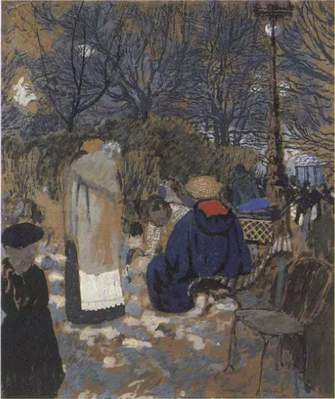 Imetystarhat Batignollesin aukiolla - Édouard Vuillard