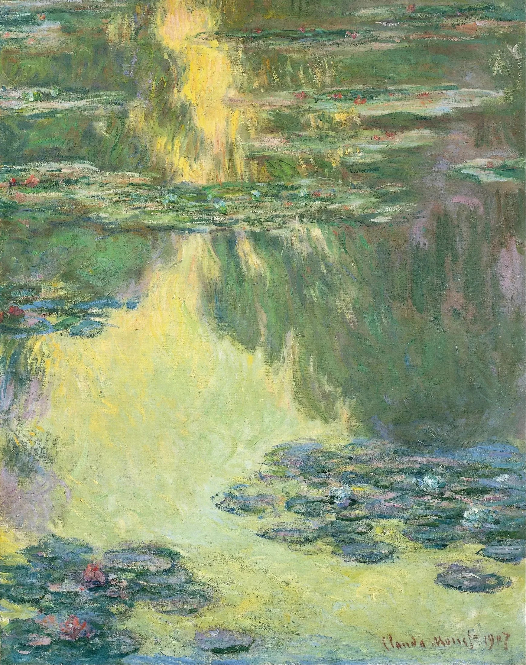 Les Nymphéas - Claude Monet image 1 tableau peint à l’huile sur toile