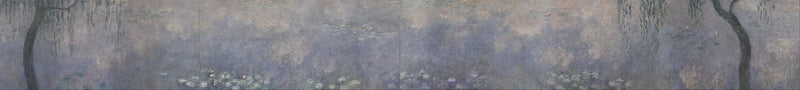 Nymfit: Kaksi pajua - Claude Monet