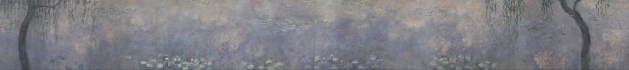 Nymfit: Kaksi pajua - Claude Monet