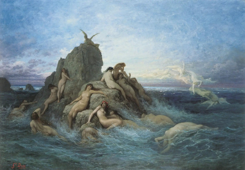 Okeanidit - Gustave Doré