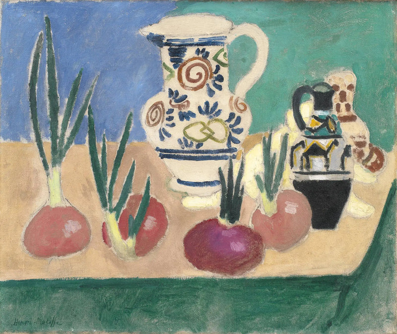 Vaaleanpunaiset sipulit - Henri Matisse