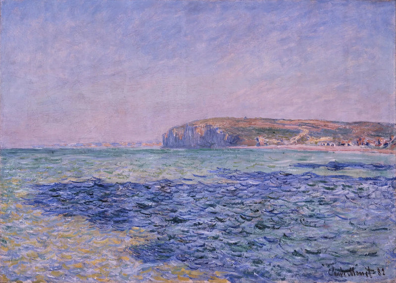 Varjot merellä, Pourvillen kallioilla - Claude Monet