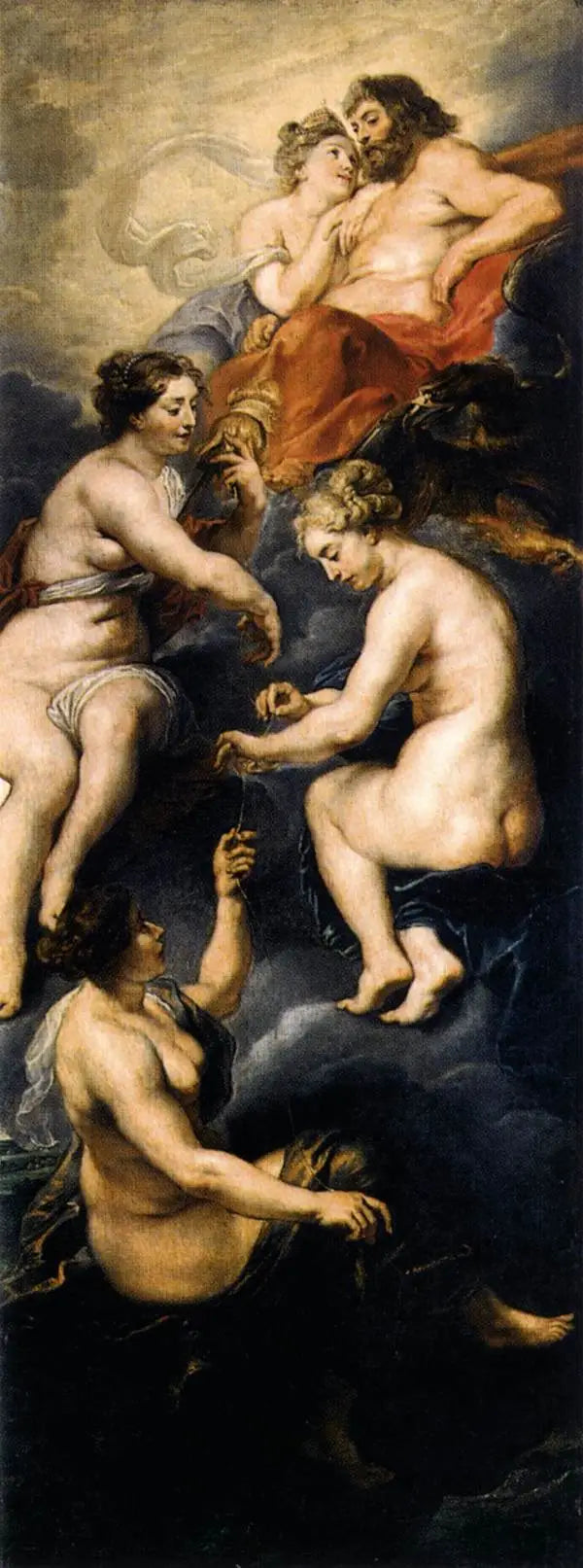 Marie de Médicis'n kohtalon langettava puistot - Peter Paul Rubens