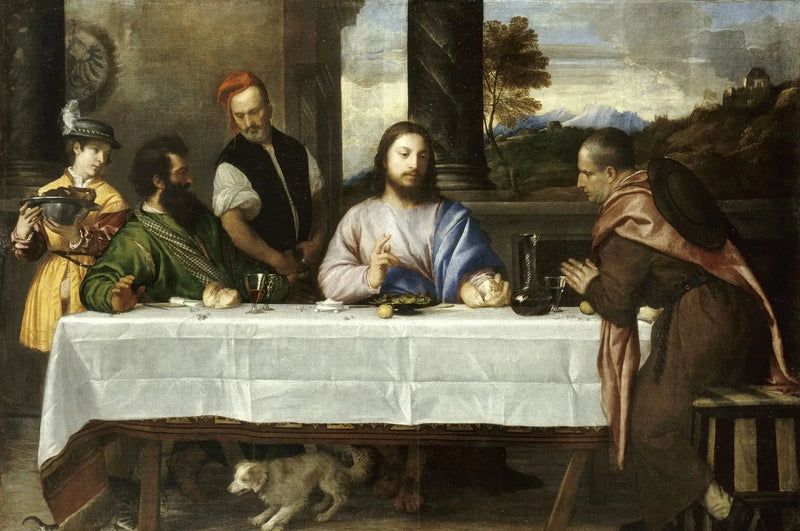 Emmaus-matkaajat - Titian