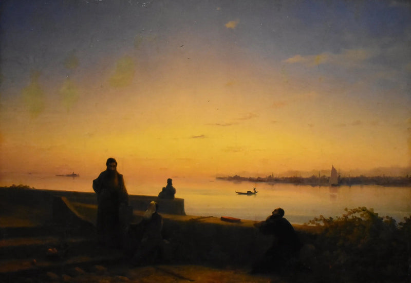 Mekhitaristit isänsä San Lazzaro -saarella. Venetsia - Ivan Aïvazovski