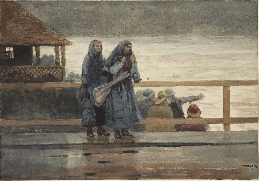 Les périls de la mer - Winslow Homer image 1 reproduction artisanale de tableau