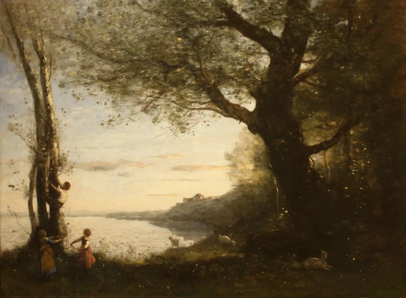Pienet löytöretkeilijät - Jean-Baptiste Camille Corot