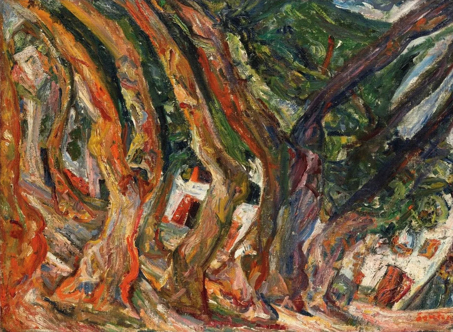 Les Platanes à Céret - Chaim Soutine