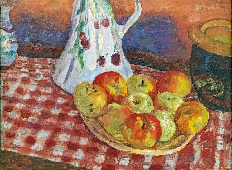 Keltaiset ja punaiset omenat - Pierre Bonnard