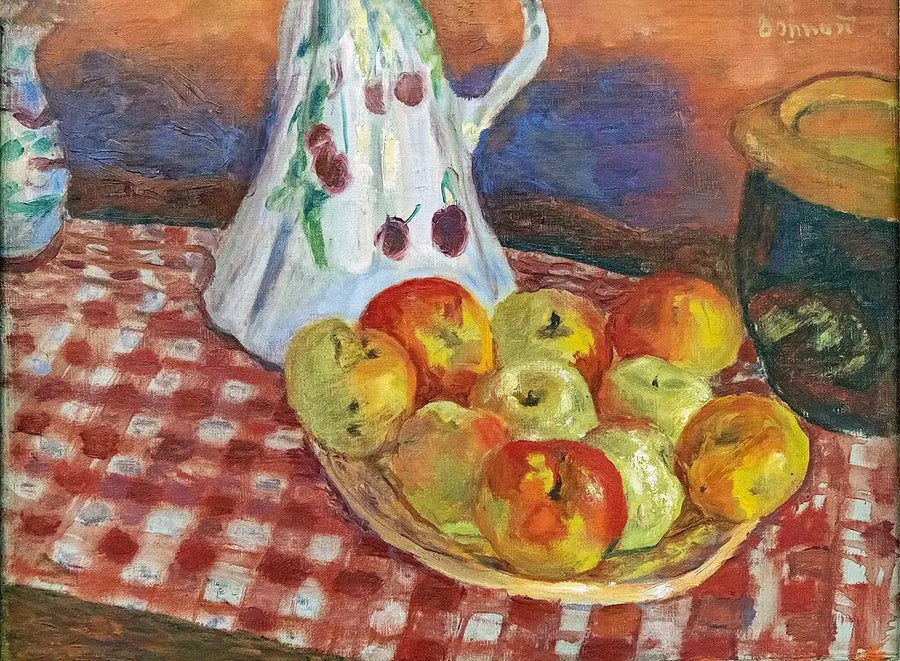 Keltaiset ja punaiset omenat - Pierre Bonnard