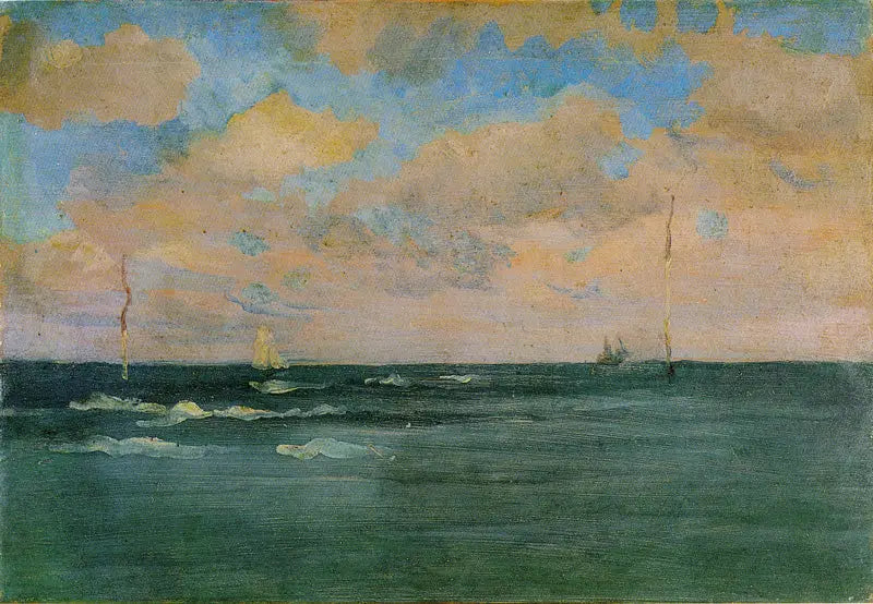 Kylpyhuoneen Postit, Bretagne - James Abbott McNeill Whistler