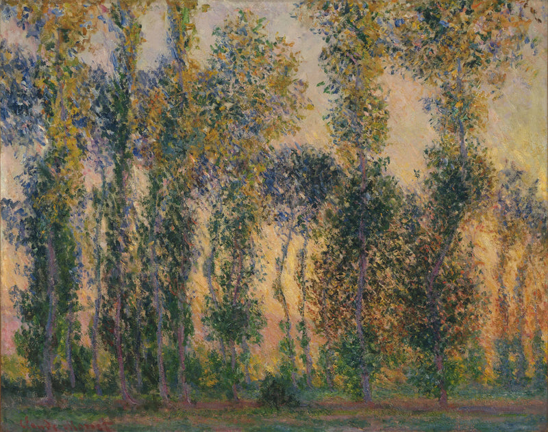 Mustekalat Givernyssä, auringonnousu - Claude Monet