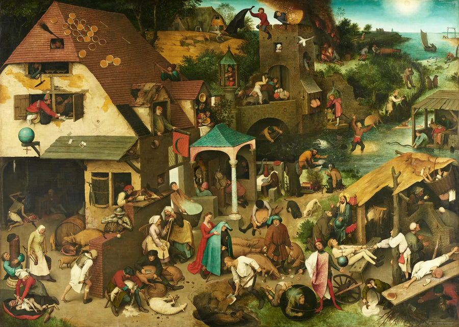 Flamlannin sananlaskut - Pieter Brueghel vanhempi