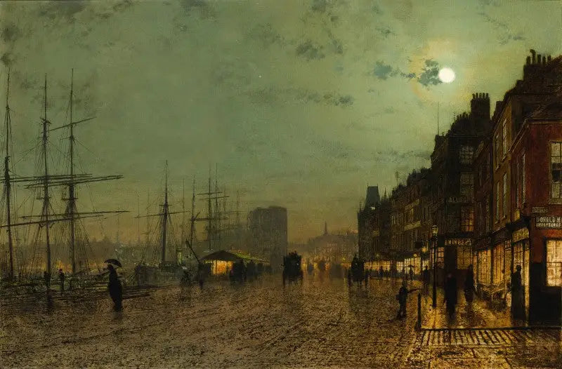 Glasgow'n laiturit - John Atkinson Grimshaw