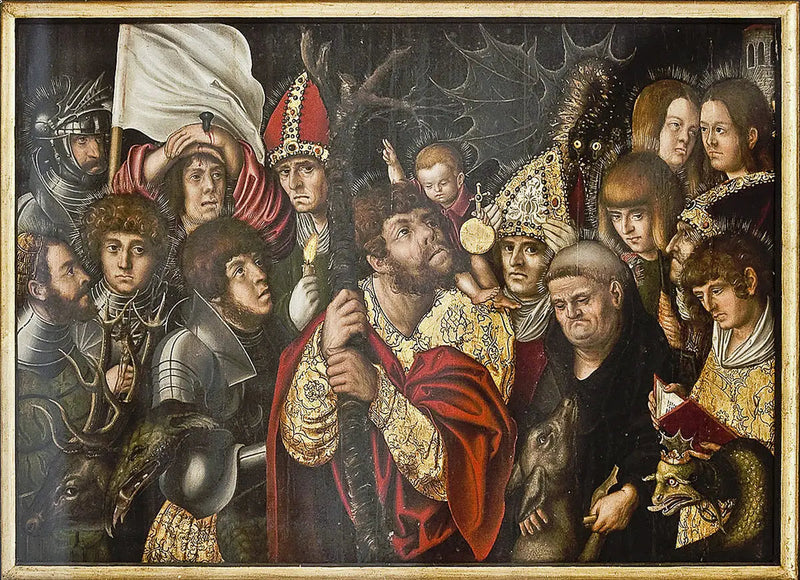 Neljätoista avustajaa avun tarpeessa - Lucas Cranach vanhempi