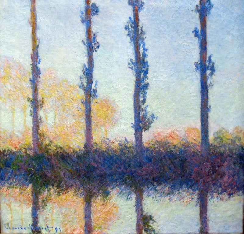 Neljä puuta - Claude Monet