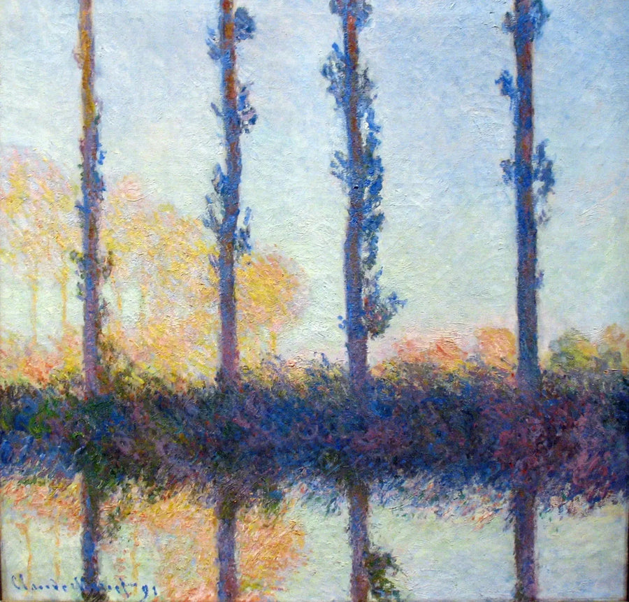 Neljä puuta - Claude Monet
