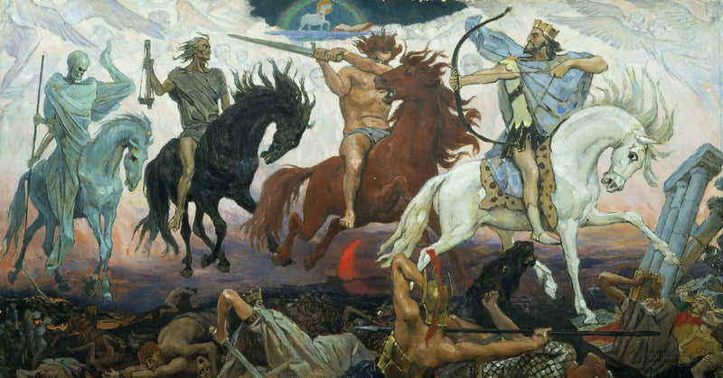 Neljä Ratsastajaa Apokalypsistä - Viktor Vasnetsov
