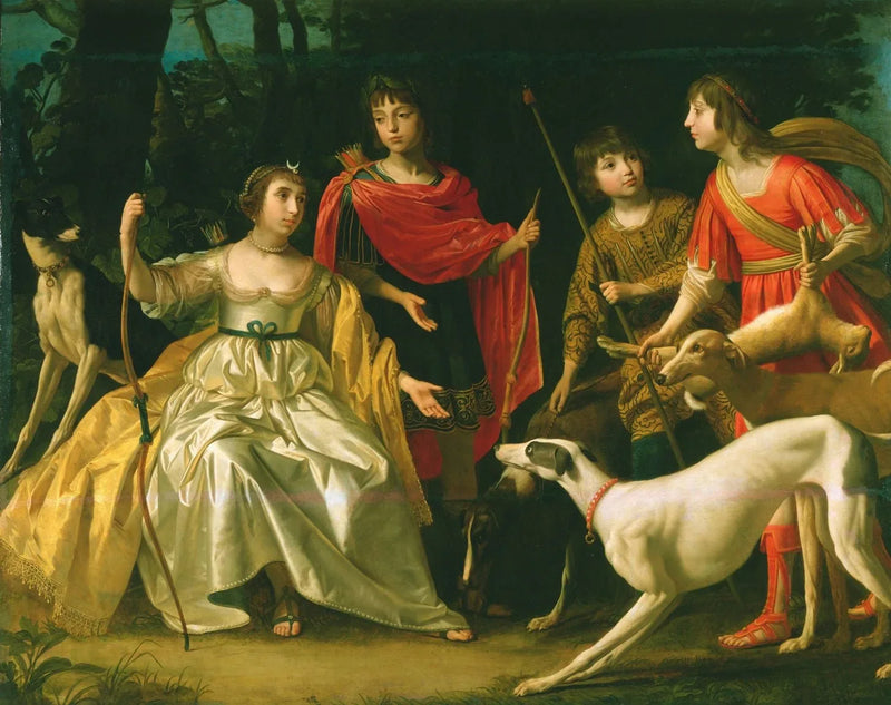 Böömin kuninkaan ja kuningattaren neljä vanhinta lasta - Gerrit van Honthorst