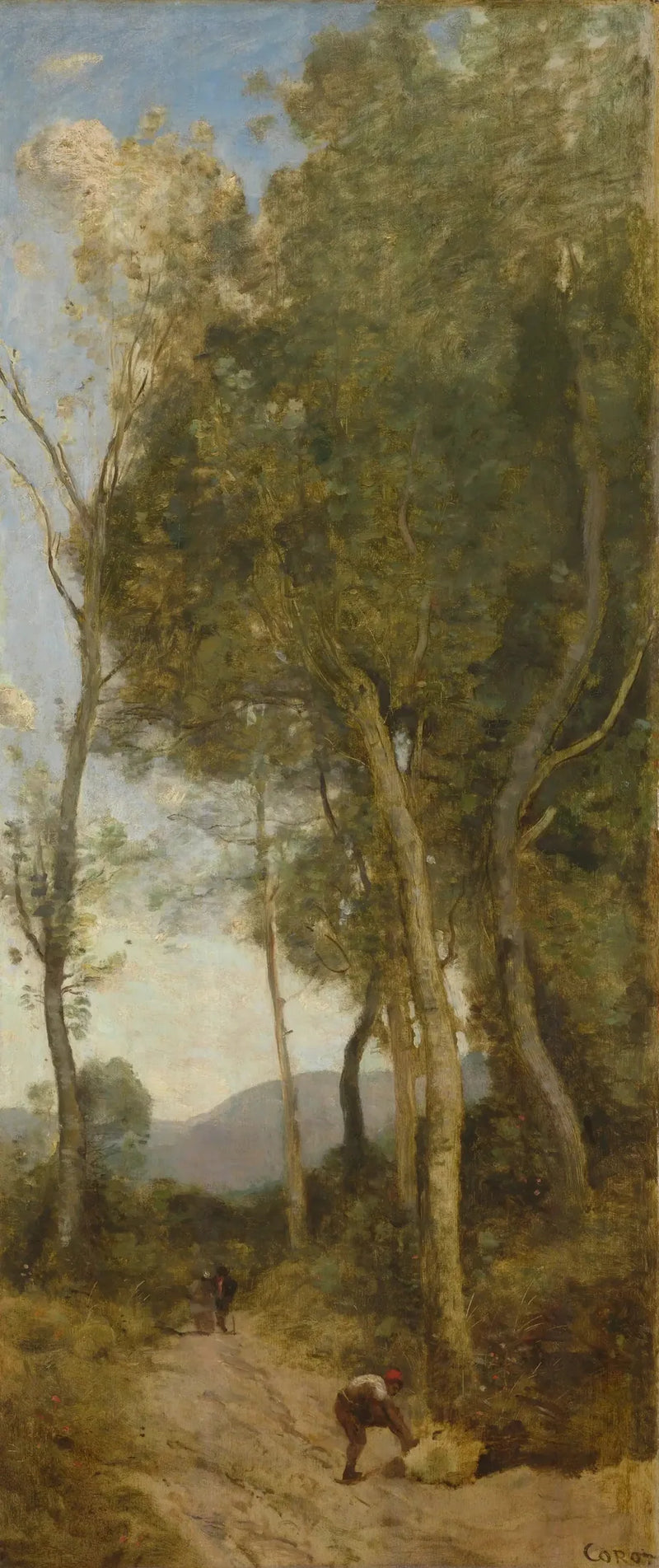 Päivän neljä hetkeä: keskipäivä - Jean-Baptiste Camille Corot