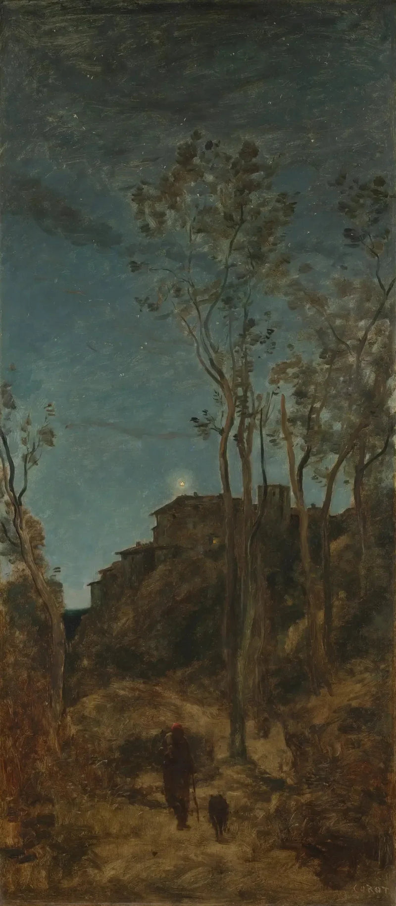 Neljä päivän hetkeä: yö - Jean-Baptiste Camille Corot