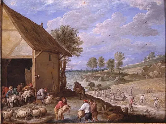 Neljä vuodenaikaa (Kesä) - David Teniers nuorempi