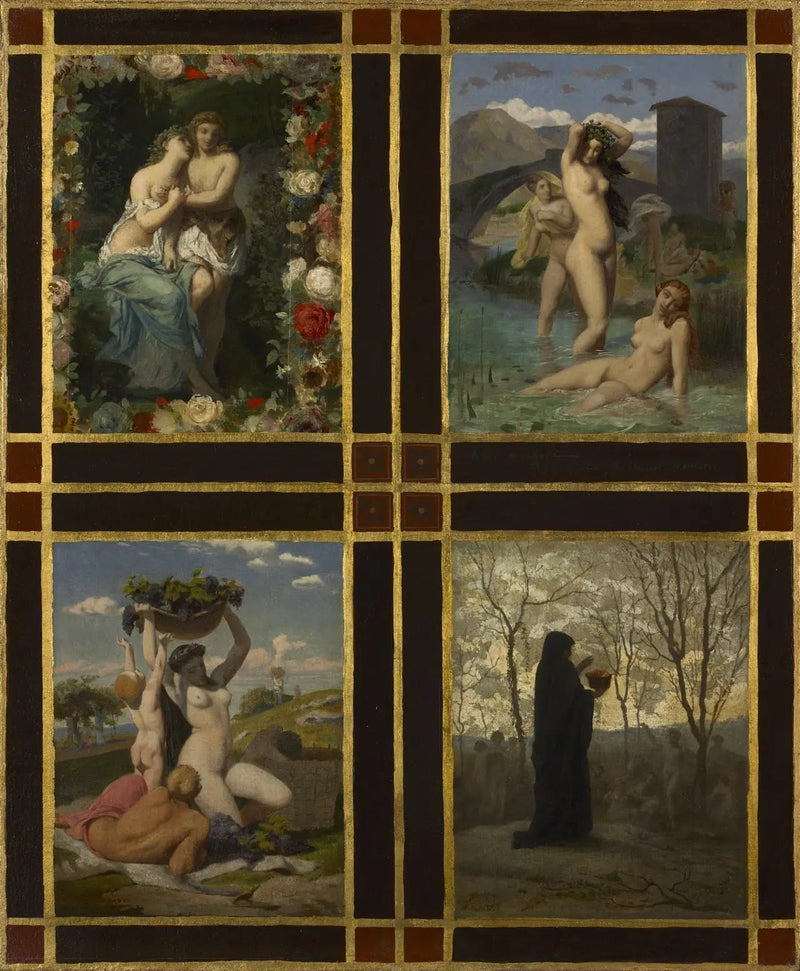 Neljä vuodenaikaa - Jean-Léon Gérôme
