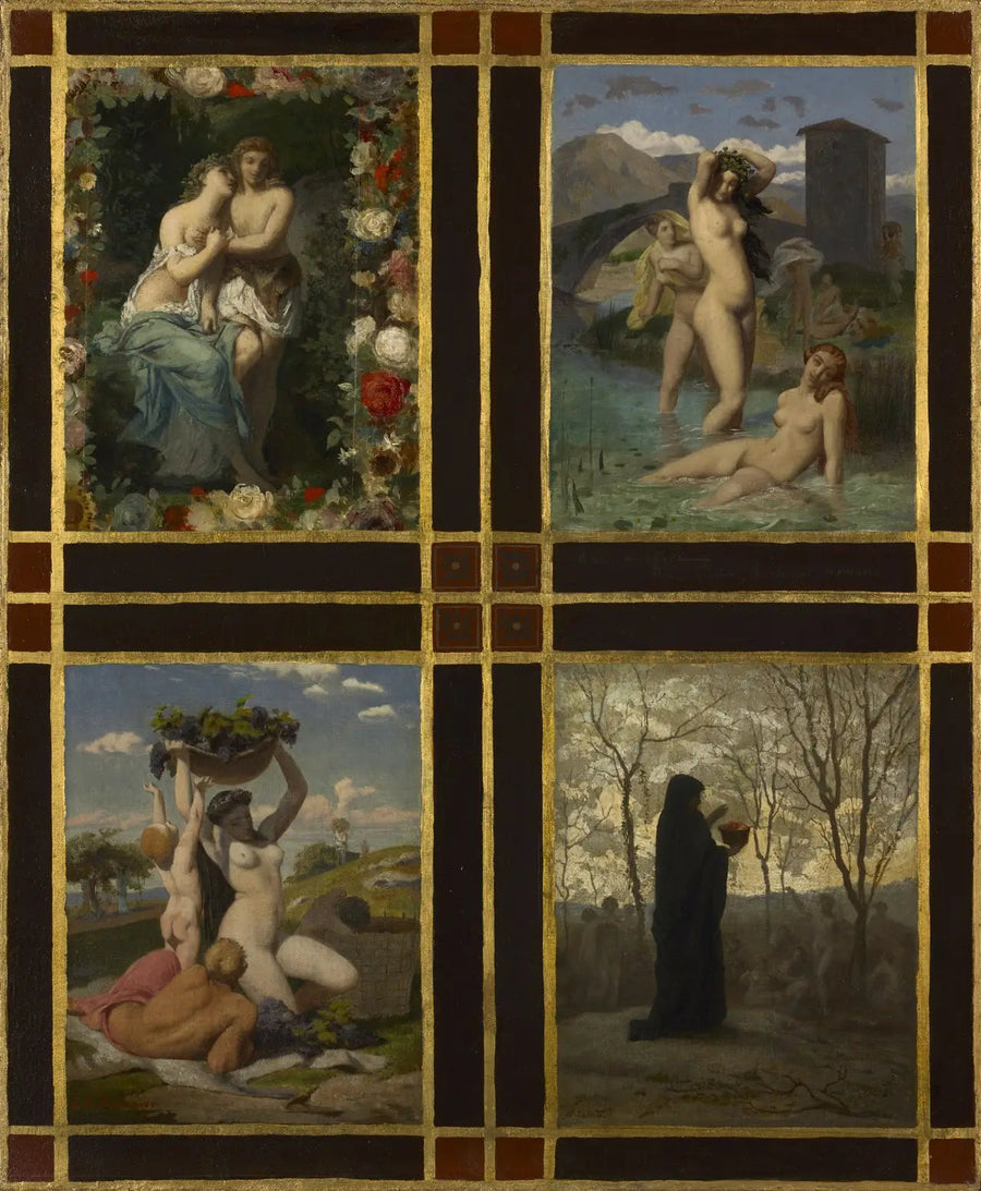 Neljä vuodenaikaa - Jean-Léon Gérôme