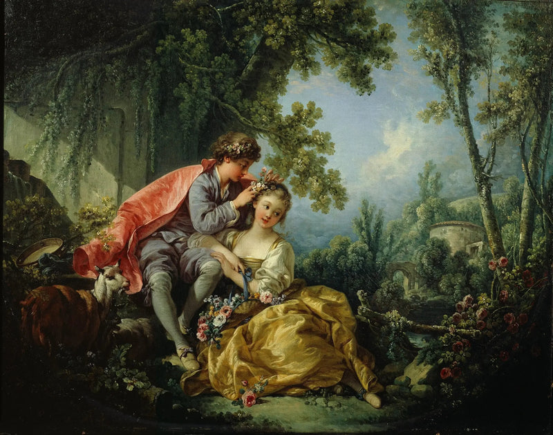 Neljä vuodenaikaa : Kevät - François Boucher