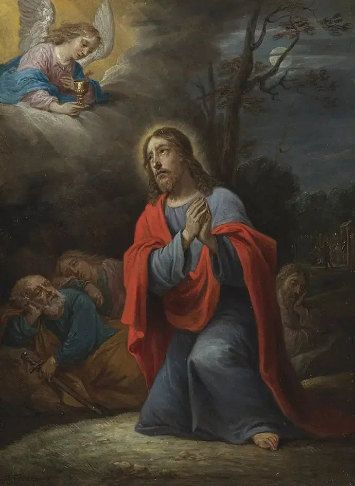 Viisitoista rukouskerran salaisuutta: Agonia puutarhassa - David Teniers nuorempi