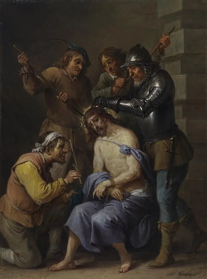 Viisitoista rukouskoodin salaisuutta: Kristuksen piikkikruunu - David Teniers nuorempi