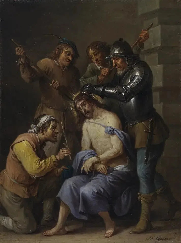 Viisitoista rukouskoodin salaisuutta: Kristuksen piikkikruunu - David Teniers nuorempi