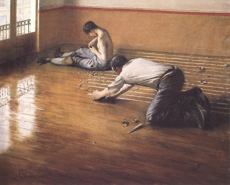 Parketinhiojat - Gustave Caillebotte