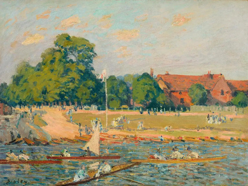 Regatat Hampton Courtissa - Alfred Sisley